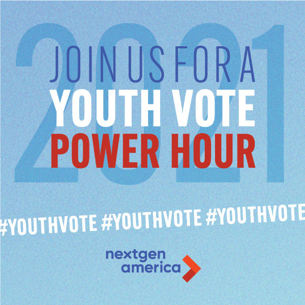 Join us for a youth vote power hour